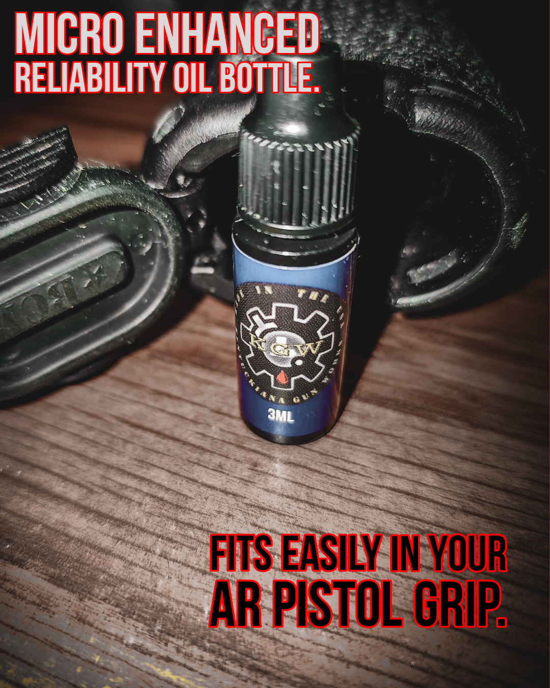 Micro Bottle of Enhanced Reliability Oil