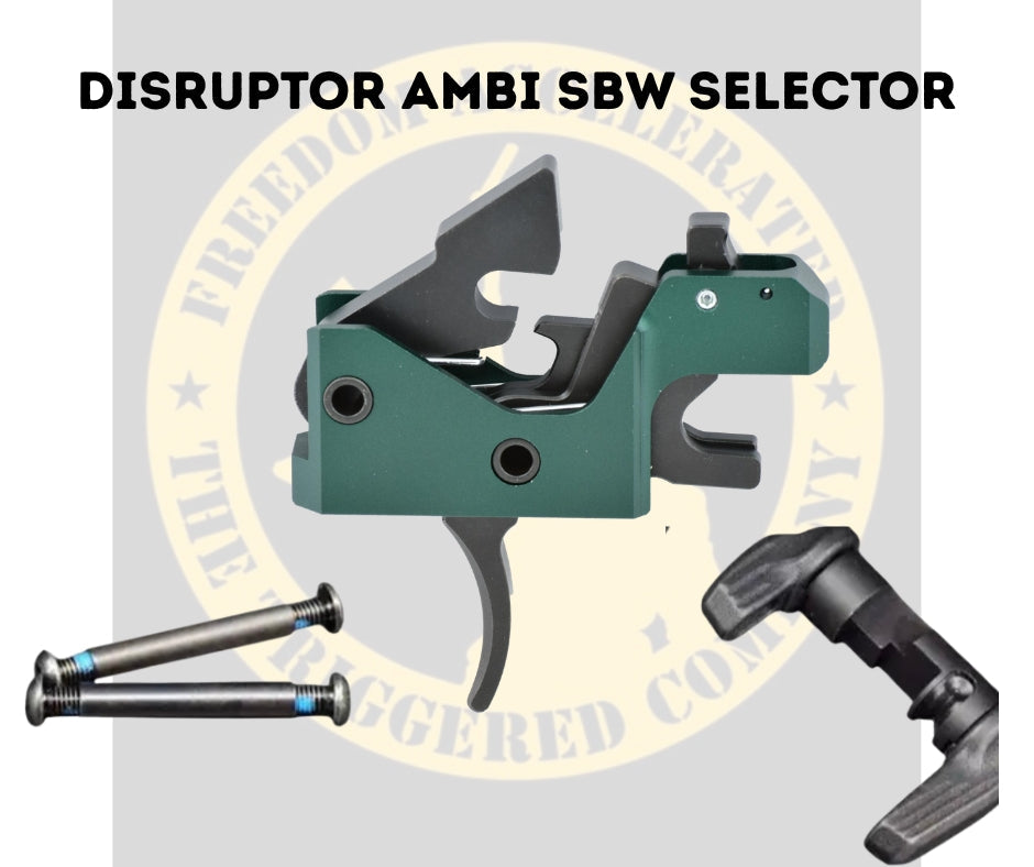 The Triggered Company Disruptor Ambi FRT — SBW Ambidextrous Selector | AMBI Drop in