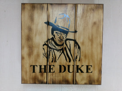 The Duke wall art box.