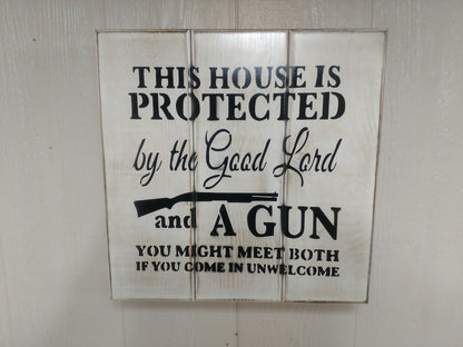 "This House" wall art box.