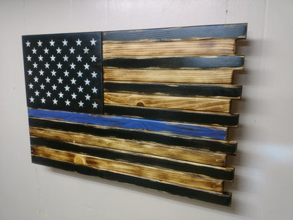 Dual Compartment Small American Flag Gun Concealment Case