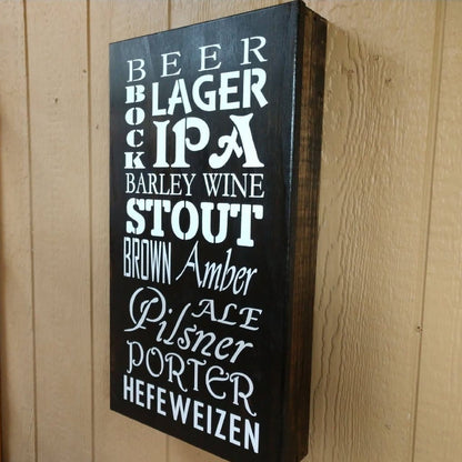 Mini Craft Beer Gun Storage Sign