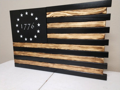 Dual Compartment Small American Flag Gun Concealment Case