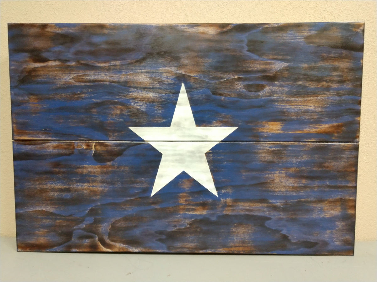 Large Wooden State Flag & Special Design Gun Case
