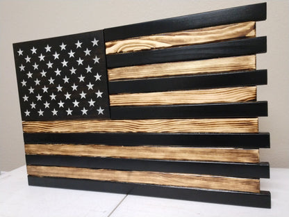 Dual Compartment Small American Flag Gun Concealment Case