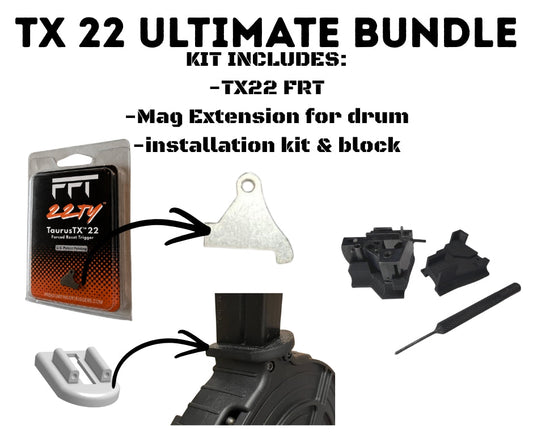 TX22 Complete FRT Bundle — 22TY + Install Block + Drum Kit