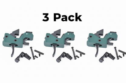 3 pack Partisan Forced-Reset Drop-In Cassette Trigger FRT – AR-15 Platform (USA-Made)