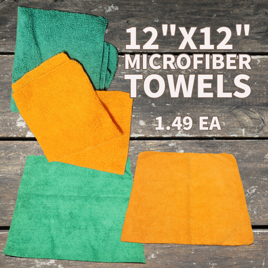 12"x12" microfiber towel